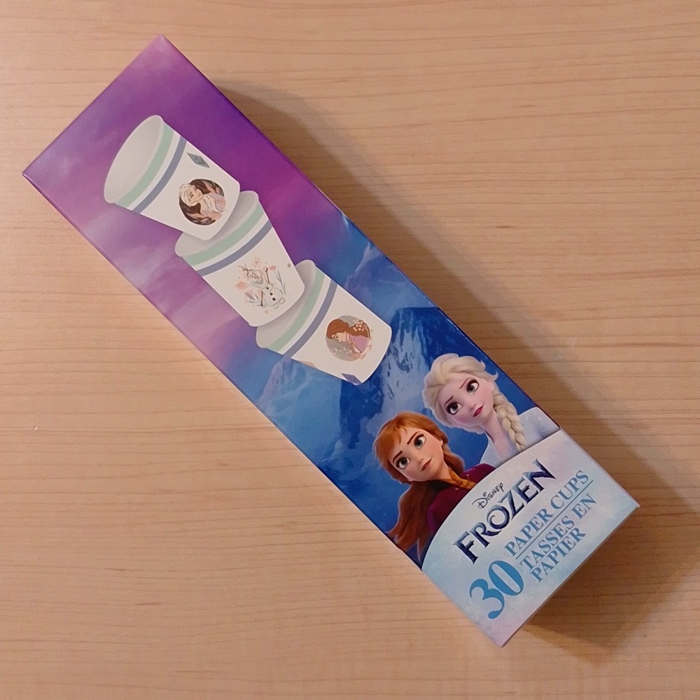 *2/$10* Disney Frozen Paper Cups - 30 Pack Ella Anna Olaf